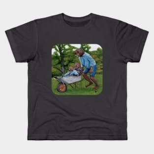 Fantasy Creatures Thanksgiving Fantasyart Kids T-Shirt